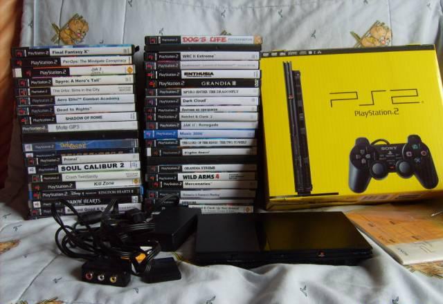 Sony Plastation 2+100 игр Москва