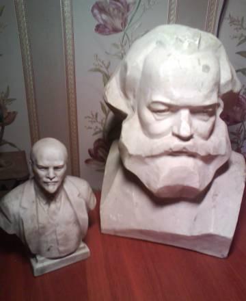 Бюст в.И.ленина и Карла Маркса Санкт-Петербург