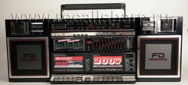 Кассетный ретро-комбайн с винилом sharp VZ-3000 Москва