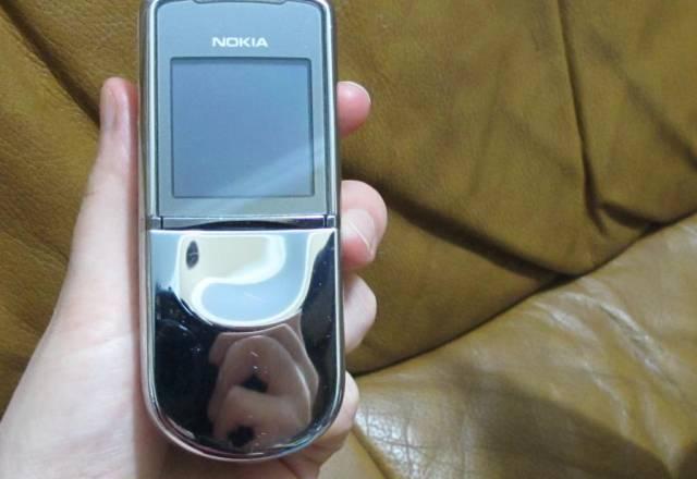 Сотовый телефон Nokia 8800 Sirocco Silver, рст Москва