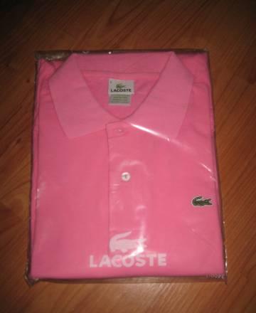 Поло Lacoste Размер (4) цвет-малиновый Санкт-Петербург