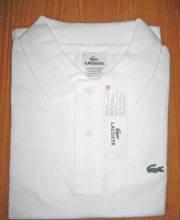 Поло Lacoste белое Размер м (5) Санкт-Петербург