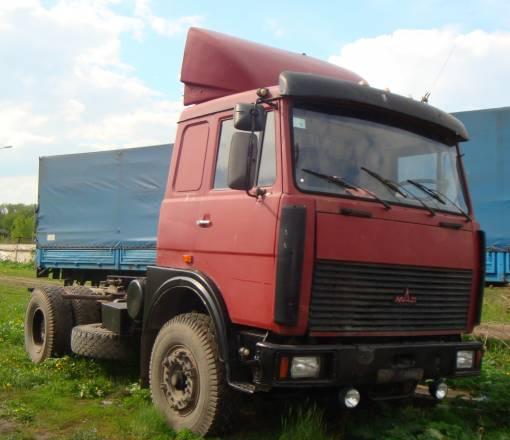 Маз 54321, полуприцеп Москва