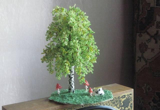 Подарочное изделие из бисера "Береза" Ростов-на-Дону