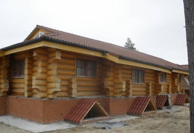 Огромный дом, бревно целиндрированное Ноябрьск