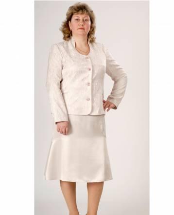 Костюм жаккард беж, разм 52-58(новый) Москва