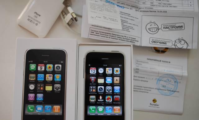 Apple iPhone 3G 16gb white рст куплен в ионе Москва