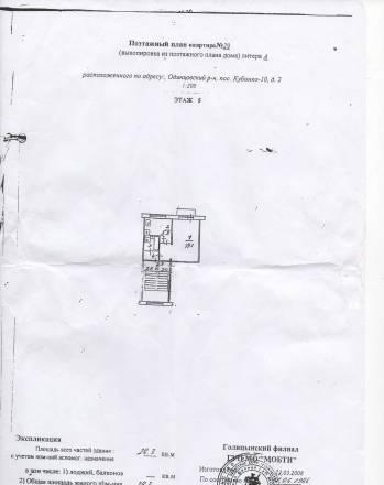 Однокомнатная квартира Кубинка