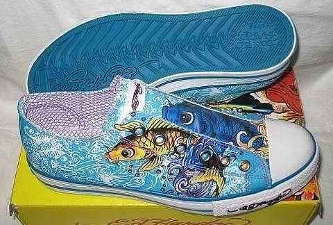 Ed Hardy кеды Голубые Москва