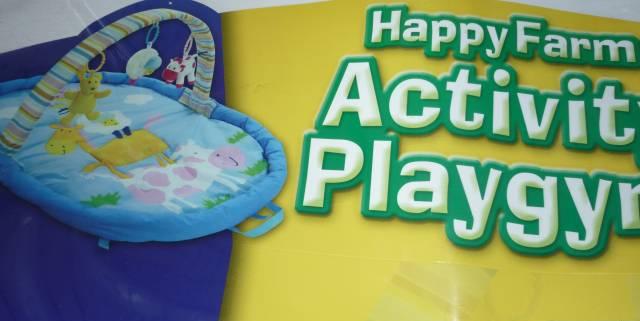 Развивающий коврик веселые зверята, lullababy Москва