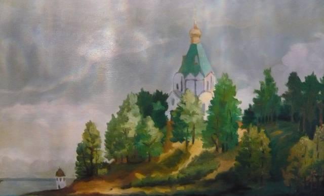 Картина маслом Валаам Санкт-Петербург