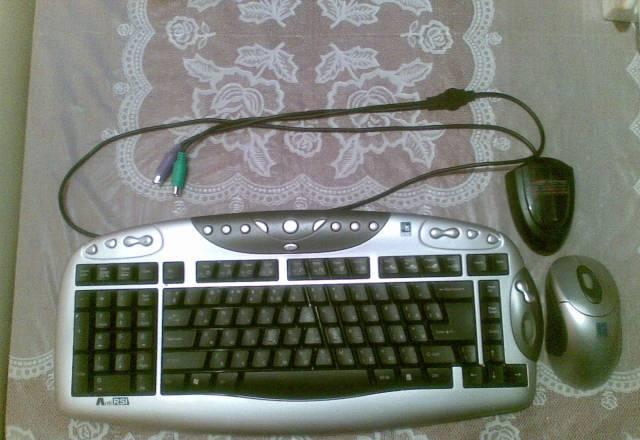 Комплект клавиатура+мышь беспроводные A4Tech Москва