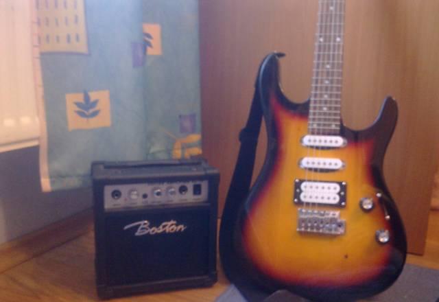 Электрогитара ashtone ST-600 SB + усилитель Санкт-Петербург