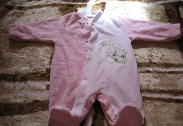 Слип велюровый на 0-3 мес Москва