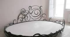 Кровать круглый кованный Москва