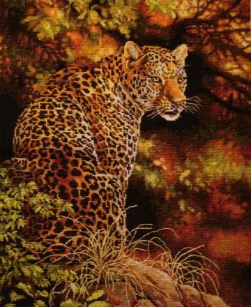 Вышитая картина Москва