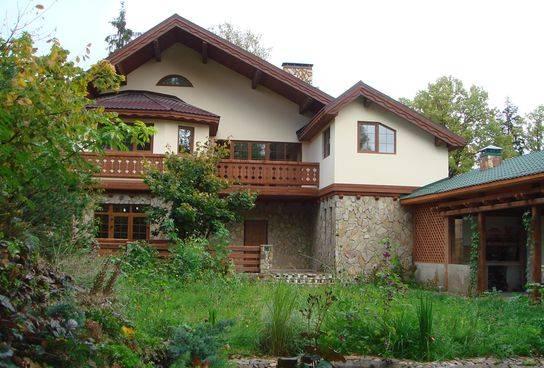 Монолитный особняк 800 м2 стиле Альпийского Шале Москва