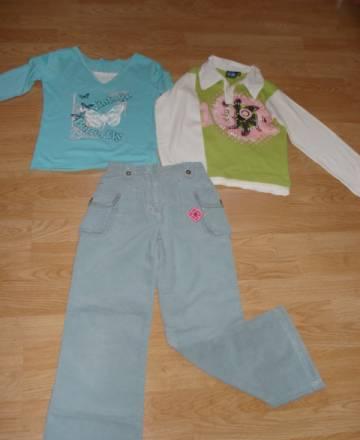 Летние брючки и две кофточки на 9-10 лет Москва