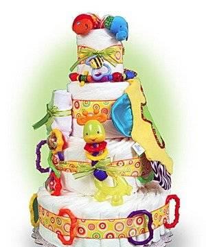 Торт из памперсов-самый практичный подарок Санкт-Петербург