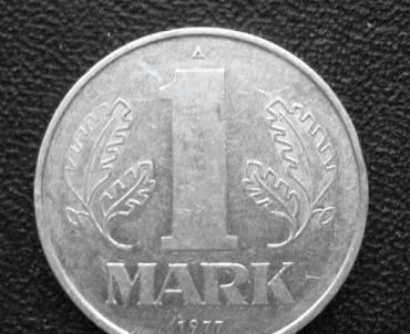 Германия гдр 1 марка 1977 а Новосибирск