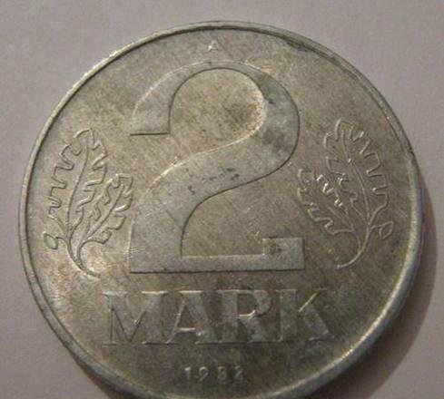 Германия гдр 2 марки 1982 а Новосибирск