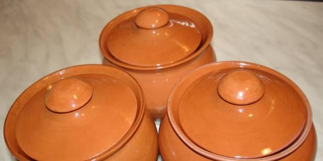 Новые глиняные горшочки 3шт Москва