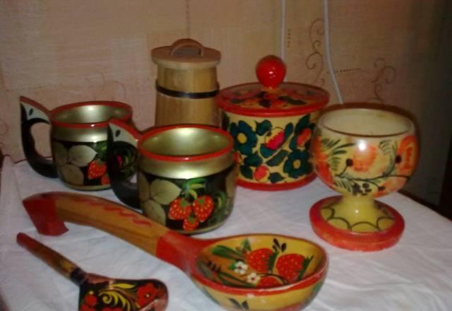 Набор деревянной посуды Москва