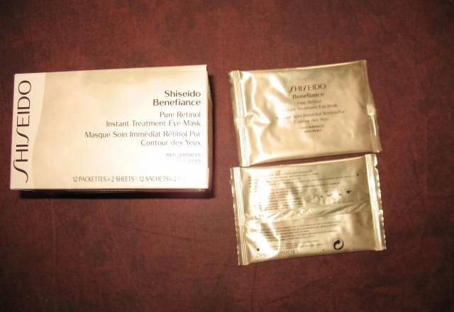 Shiseido benefiance pure retinol Маска моментально Москва