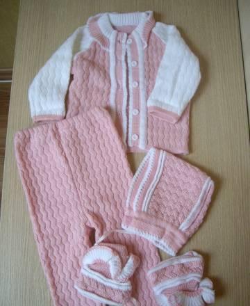 Костюмчик тёплый вязанный Санкт-Петербург