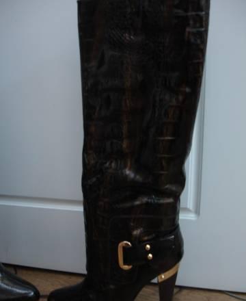 Сапоги весна-осень лак совершенно новые Москва