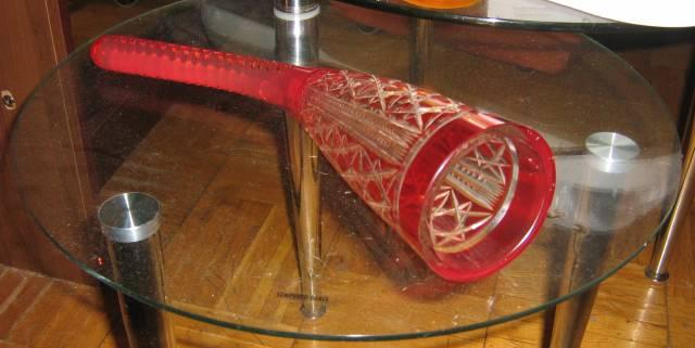 Штрафной рог из красного стекла Москва