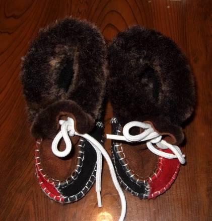 Меховые новые пинетки, 13 см Санкт-Петербург