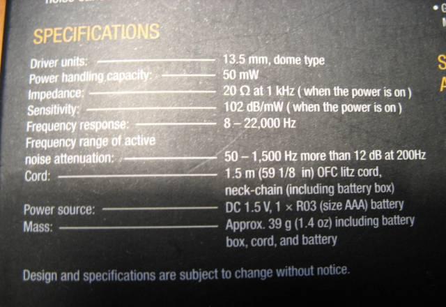 Sony MDR-NC22 наушники с активным шумоподавлением Санкт-Петербург