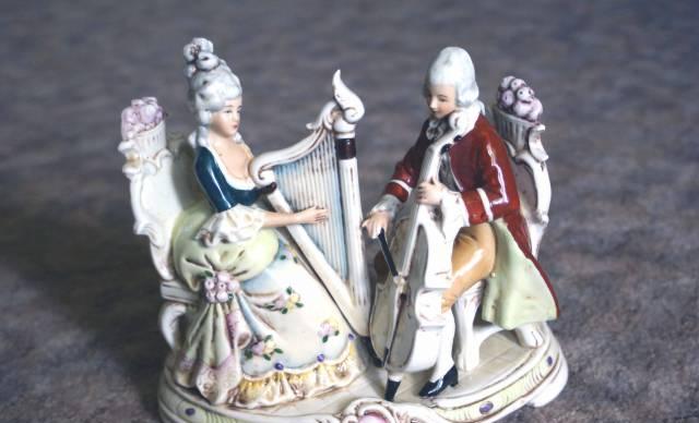 Фарфоровая композиция "Музыканты", Германия 21Х21 Тамбов