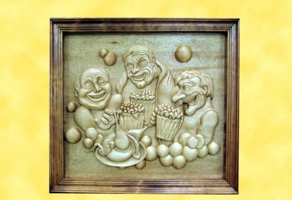 Декоративное панно в раме Москва