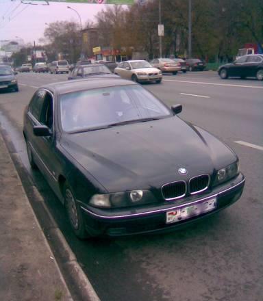 Bmw 520i, 98г., 2.0л, черный металлик Москва