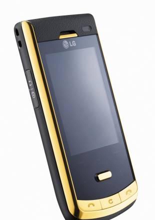 Имиджевый телефон LG KF755 Secret Gold Москва