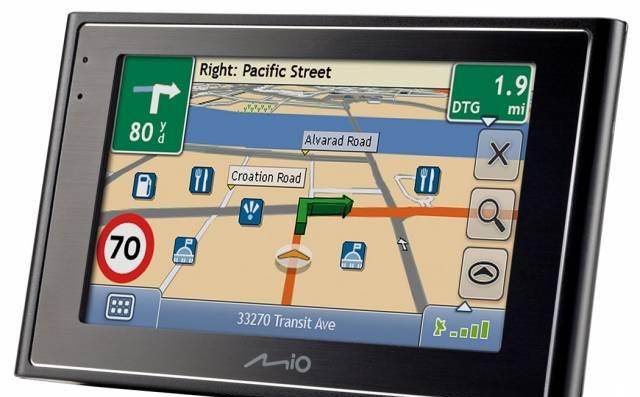 Навигатор GPS Mio Moov-300 (карта России) Москва