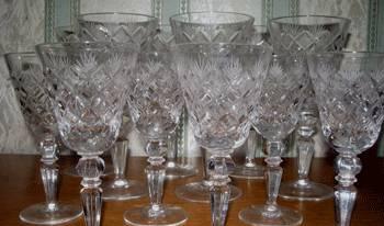 Комплект хрустальных бокалов Москва