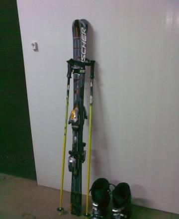 Лыжи Fischer AMC 73, 158 R13+ботинки Москва