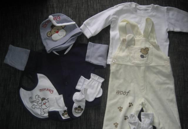 Комлекты кофта+кенгурушка флис(беж)р62-68 Москва