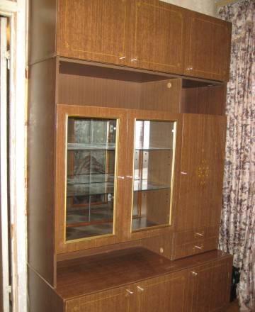 Стенка большая лакированная Москва