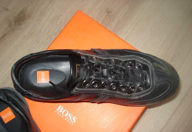 Мужские кожаные кроссовки hugo boss Москва