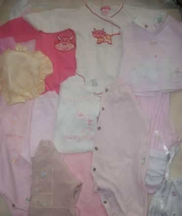 Одежда на малышку из 15 предметов Москва