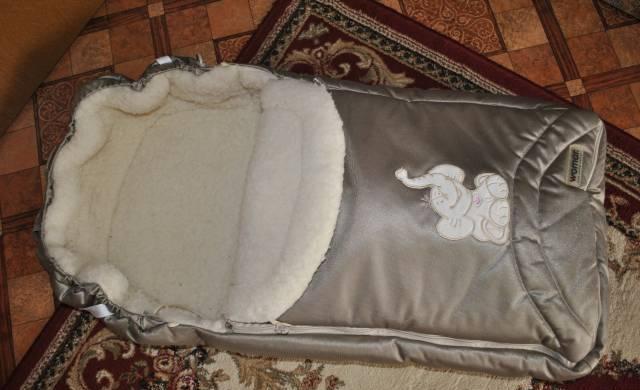 Конверт на овчине в коляску Великий Новгород