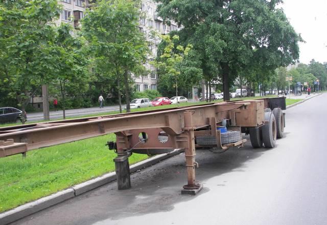 Полуприцеп чмзап, 1996 Санкт-Петербург