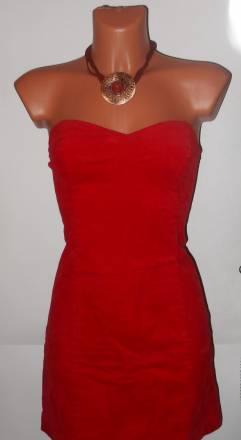Платье вельветовое,красное Санкт-Петербург