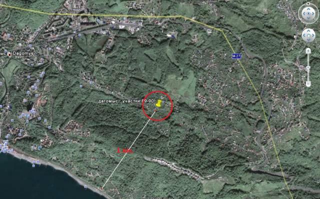 Участок в Сочи, Дагомыс, 4 сотки, коммуникации все Сочи