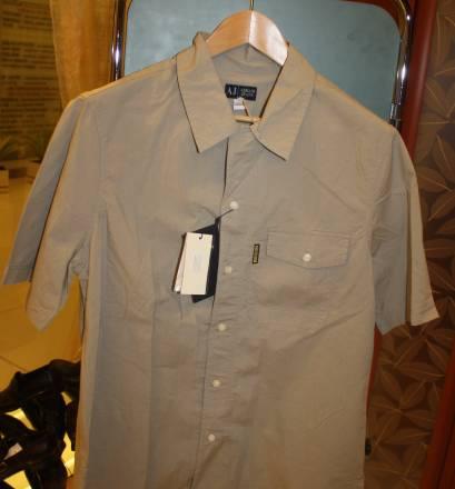 Рубашка мужская "armani jeans" Размер м, L Москва