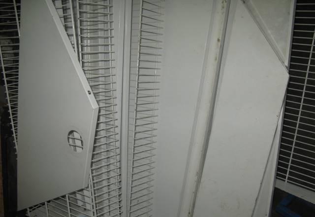 Стелажи металич 2,2м х 1м, хор сост. всего 7метров Москва